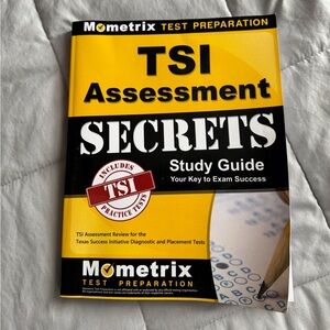 Gently used TSI ASSESSMENT test prep book